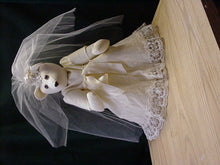Load image into Gallery viewer, Memory Bear made from a Wedding gown
