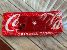 Load image into Gallery viewer, Coke Coca-Cola zippered clutch bag
