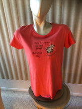 Load image into Gallery viewer, Scoop neckline womans tee shirt Medium Life is Sweet Creek Court
