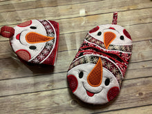 Load image into Gallery viewer, Snowman Pot holder

