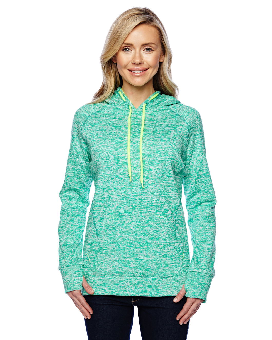 Soft and comfortable womans hooded sweatshirt by  JAmerican